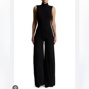 Naked Wardrobe Black Sleeveless Jumpsuit